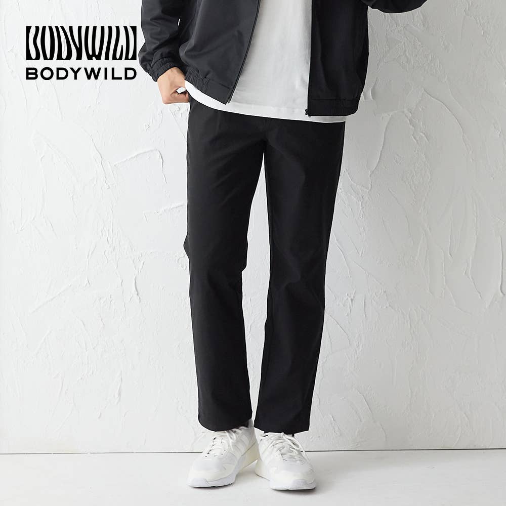 【ストレート】綿混ストレッチパンツ【SALE】